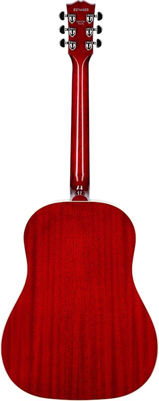 Gibson J-45 Standard Acoustic-Electric Guitar (with Case), Cherry, Serial Number 20744132, Full Straight Back