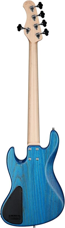 Sadowsky MetroLine 21-Fret Vintage M/J Bass, 5-String (with Gig Bag), Ocean Blue, Serial Number SML C 004007-24, Full Straight Back