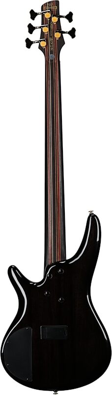 Ibanez SR2605 Premium Electric Bass, 5-String (with Gig Bag), Cerulean Blue Burst, Serial Number 240300083, Full Straight Back