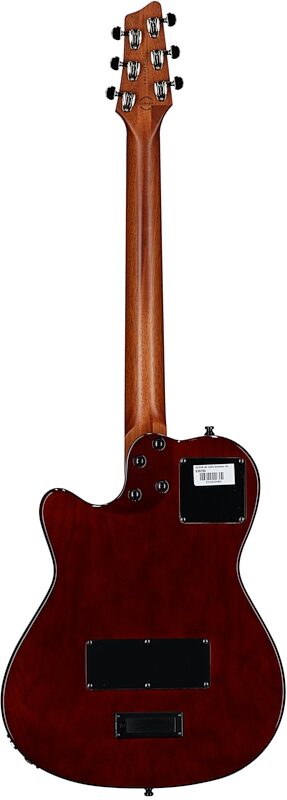 Godin A6 Ultra Extreme Electric Guitar (with Gig Bag), Koa, Serial Number 21123101, Full Straight Back