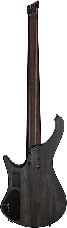 Ibanez EHB1505MS Bass Guitar, 5-String (with Gig Bag), Black Ice Flat, Serial Number 211P02I240120488, Full Straight Back