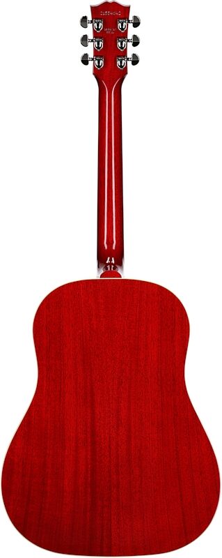 Gibson J-45 Standard Acoustic-Electric Guitar (with Case), Cherry, Serial Number 21554042, Full Straight Back