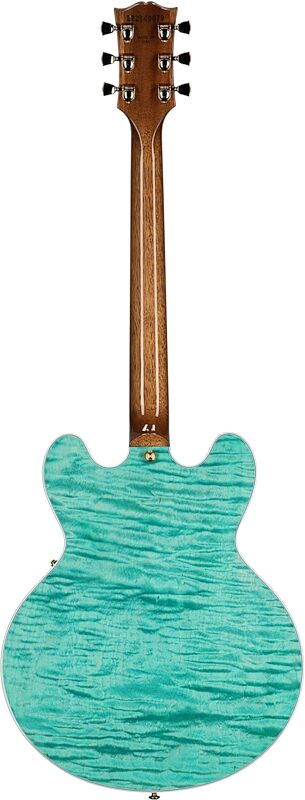 Gibson ES-335 Supreme Figured Top Electric Guitar (with Case), Seafoam Green, Serial Number 222140079, Full Straight Back