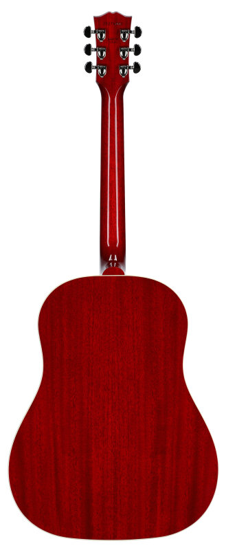 Gibson J-45 Standard Acoustic-Electric Guitar (with Case), Cherry, Serial Number 22274002, Full Straight Back