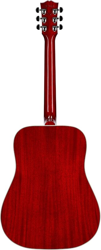 Gibson Hummingbird Standard Acoustic-Electric Guitar, Left-Handed (with Case), Vintage Cherry Sunburst, Serial Number 22574129, Full Straight Back