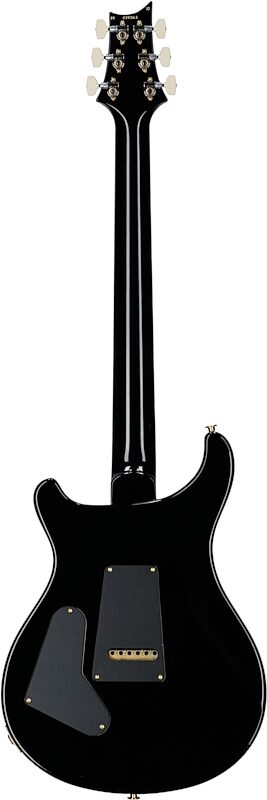 PRS Paul Reed Smith Custom 24 Pattern Thin 10-Top Electric Guitar (with Case), Carroll Blue Wraparound Smoke, Serial Number 0391362, Full Straight Back