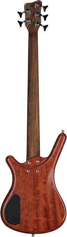 Warwick GPS Corvette Standard 5 Electric Bass, 5-String (with Gig Bag), Bubinga, Serial Number GPSA00963322, Full Straight Back