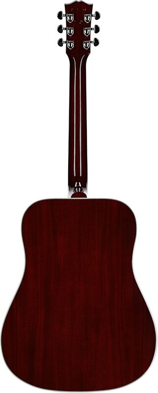 Gibson Limited Edition Hummingbird Standard Acoustic-Electric Guitar (with Case), Wine Red, Serial Number 23304087, Full Straight Back