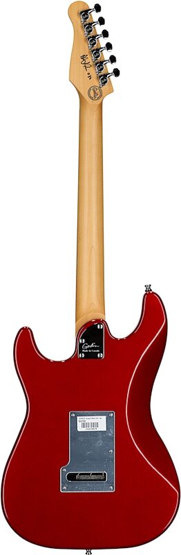 Lerxst Grace Floyd Rose Electric Guitar (with Case), Red, Serial Number 24310929, Full Straight Back