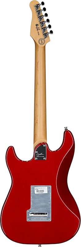 Godin Lerxst Grace Vega Electric Guitar (with Case), Red, Serial Number 24310883, Full Straight Back