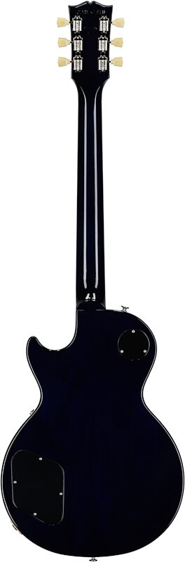 Gibson Les Paul Standard 50s Custom Color Electric Guitar, Figured Top (with Case), Blueberry Burst, Serial Number 224830310, Full Straight Back