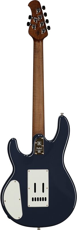 Ernie Ball Music Man StingRay II Cory Wong Electric Guitar, Charcoal Blue, Serial Number S11553, Full Straight Back