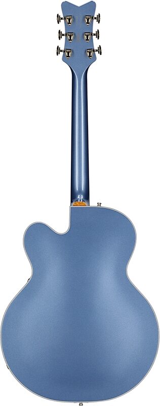 Gretsch Pro Series Falcon Electric Guitar (with Case), Cerulean Smoke, Serial Number JT24103596, Full Straight Back