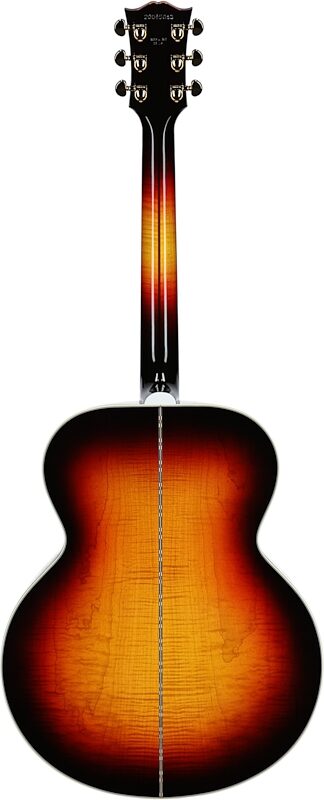 Gibson SJ-200 Standard Maple Jumbo Acoustic-Electric Guitar (with Case), Tri-Burst, Serial Number 20085063, Full Straight Back