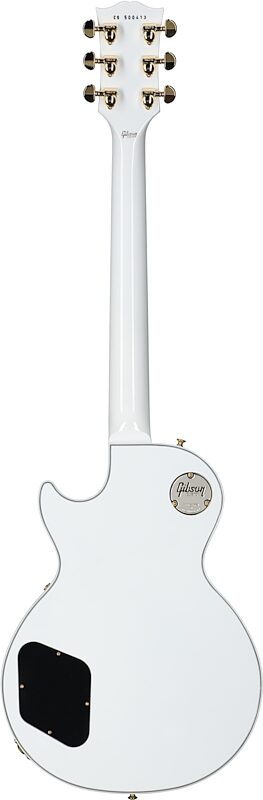 Gibson Les Paul Custom Electric Guitar (with Case), Alpine White, Serial Number CS500413, Full Straight Back