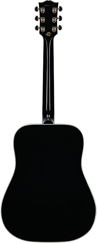 Gibson Hummingbird Custom Acoustic-Electric Guitar (with Case), Ebony, Serial Number 20304013, Full Straight Back