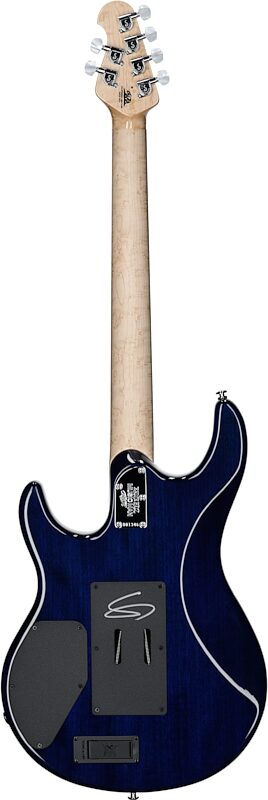 Ernie Ball Music Man BFR Luke 4 HSS Electric Guitar, Green Tide, Serial Number D01346, Full Straight Back