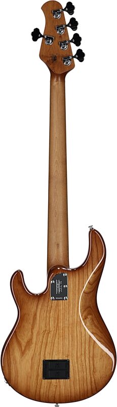 Ernie Ball Music Man StingRay 5 Special HH Electric Bass (with Case), Hot Honey, Serial Number K06091, Full Straight Back