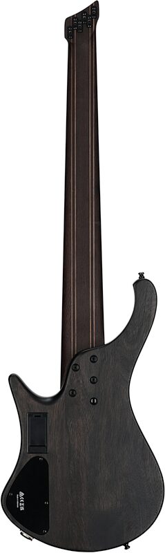 Ibanez EHB1506MS Bass Guitar, 6-String (with Gig Bag), Flat Black Ice, Serial Number 211P02I230711437, Full Straight Back