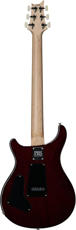 PRS Paul Reed Smith CE 24 Semi-Hollowbody Electric Guitar (with Gig Bag), Faded Gray Black Purple Burst, Serial Number 0402491, Full Straight Back