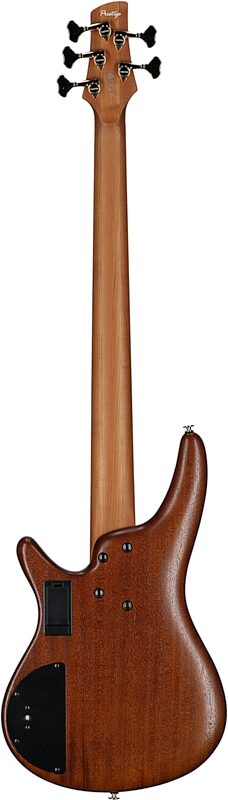 Ibanez SR5505 Prestige Electric Bass, 5-String (with Case), Mocha Flat, Serial Number 210001F2500347, Full Straight Back