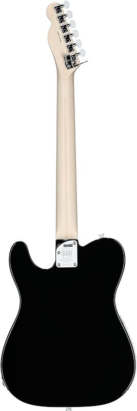Fender Limited Edition Jack White Triplecaster Telecaster Electric Guitar, Maple Fingerboard (with Case), Black, Serial Number JW240978, Full Straight Back