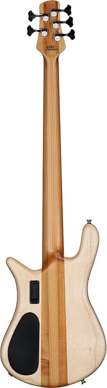 Spector Euro 5 RST Electric Bass, 5-String (with Gig Bag), Zebrawood Natural Matte, Serial Number NB22777, Full Straight Back
