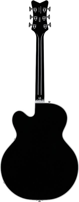 Gretsch Pro Collection Falcon Electric Guitar (with Case), Black, Serial Number JT25020666, Full Straight Back
