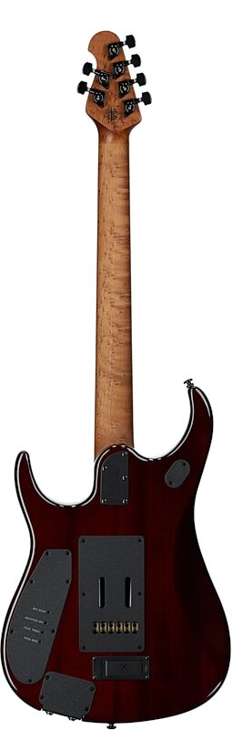 Ernie Ball Music Man John Petrucci JP15 Electric Guitar (with Case), Red Tide Flame, Serial Number H06776, Full Straight Back