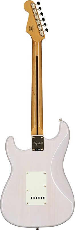 Squier Classic Vibe '50s Stratocaster Electric Guitar, with Maple Fingerboard, White Blonde, Full Straight Back