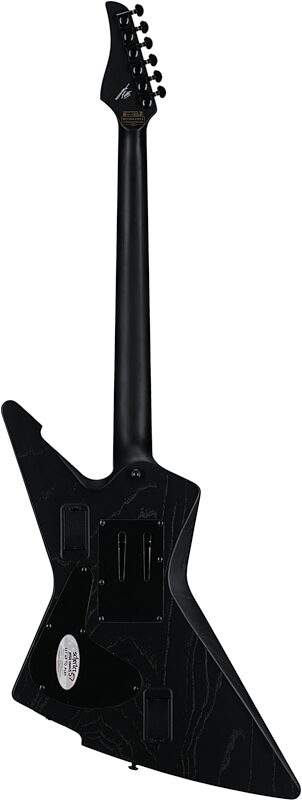 Schecter Jake Pitts E-1 FR-S Electric Guitar, Satin Black Open Pore, Full Straight Back