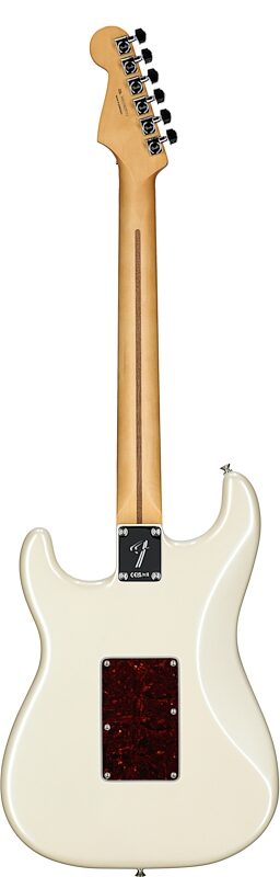 Fender Player II Modified Stratocaster HSS FR Electric Guitar, Rosewood Fingerboard (with Gig Bag), Olympic Pearl, Full Straight Back
