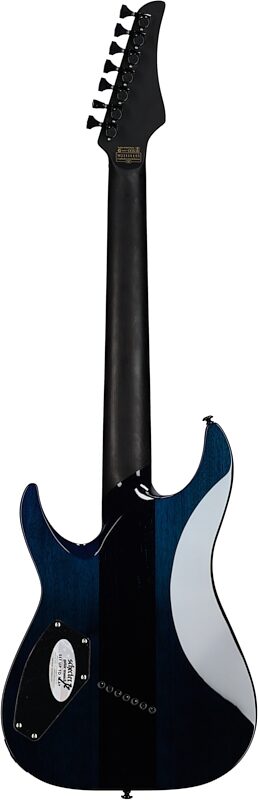 Schecter Reaper 7 Elite Multiscale Electric Guitar, 7-String, Deep Ocean Blue, Scratch and Dent, Full Straight Back