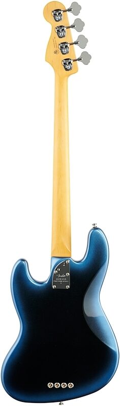 Fender American Pro II Jazz Electric Bass, Maple Fingerboard (with Case), Dark Night, Full Straight Back