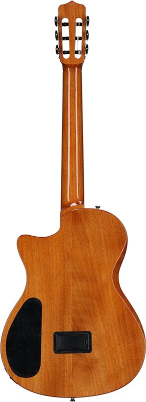 Cordoba Stage Thinbody Classical Acoustic-Electric Guitar, Amber, Full Straight Back