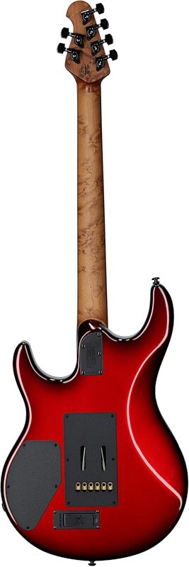 Ernie Ball Music Man Luke 4 Electric Guitar (with Softshell Case), Scoville Red, Blemished, Full Straight Back