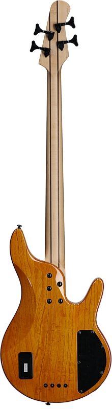 Michael Kelly Pinnacle 4 Electric Bass, Left-Handed, Natural Burl, Full Straight Back