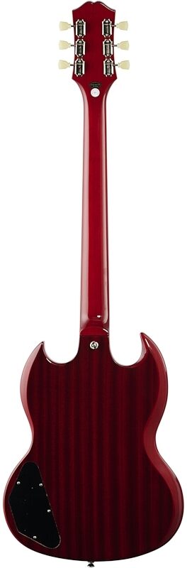 Epiphone SG Standard Electric Guitar, Heritage Cherry, Full Straight Back
