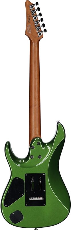 Ibanez Prestige AZ2402 Electric Guitar (with Case), Apple Green Metallic, Full Straight Back