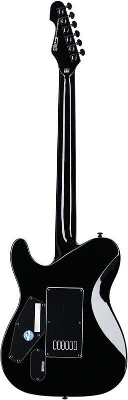 ESP LTD TE-1000 Evertune Electric Guitar, Burl Poplar Charcoal, Full Straight Back