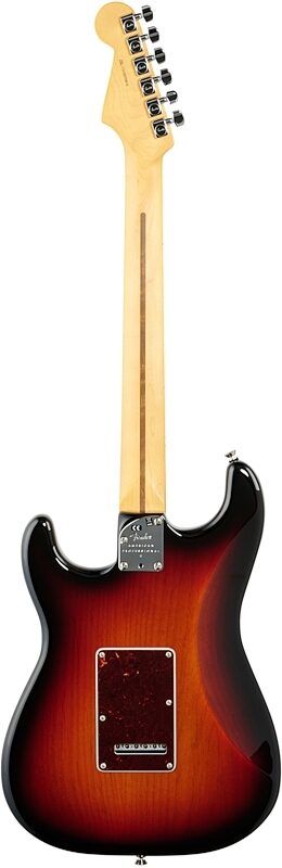 Fender American Pro II Stratocaster Electric Guitar, Maple Fingerboard (with Case), 3-Color Sunburst, Full Straight Back