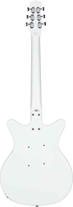 Danelectro '59 MOD NOS Electric Guitar, White, Full Straight Back