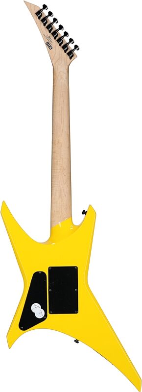 Jackson Dave Davidson Warrior WR7 Electric Guitar, 7-String (with Gig Bag), Ferrari Yellow, Full Straight Back