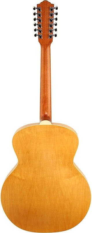 Guild F-2512E Maple Acoustic-Electric Guitar, 12-String, Natural, Full Straight Back