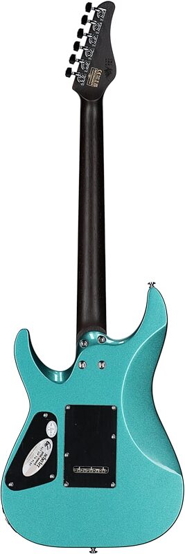 Schecter Aaron Marshall AM-6 Tremolo Electric Guitar, Arctic Jade, Full Straight Back