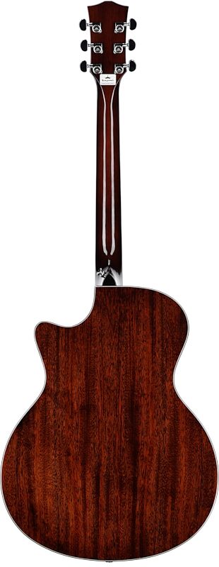 Kepma Elite Series GA2-232 Acoustic Guitar (with Gig Bag), Sunburst, Full Straight Back