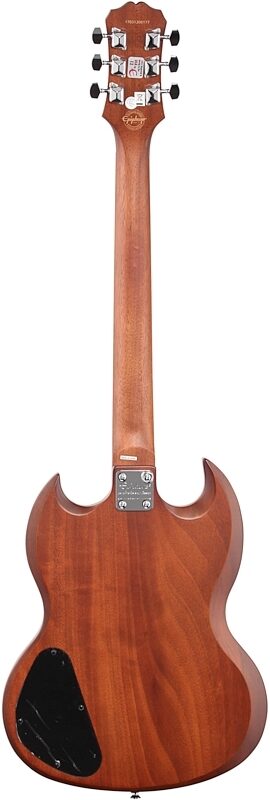 Epiphone SG Special VE Electric Guitar, Vintage Walnut, Full Straight Back