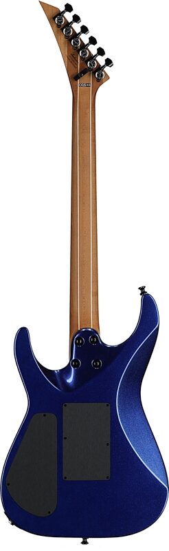 Jackson American Series Virtuoso Electric Guitar (with Case), Mystic Blue, Full Straight Back