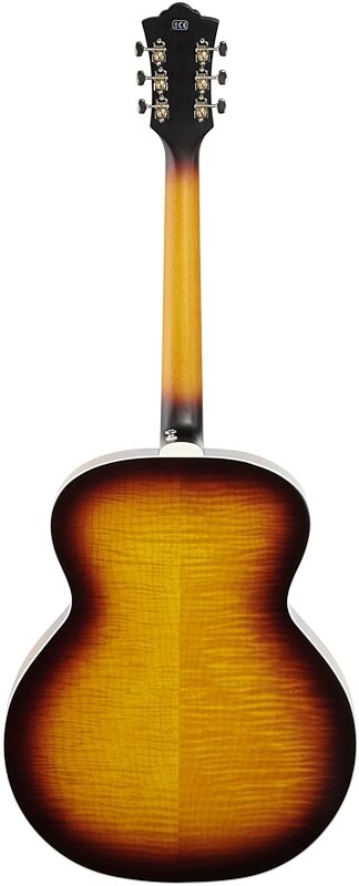 Guild F-250E Deluxe Jumbo Acoustic-Electric Guitar, New, Full Straight Back