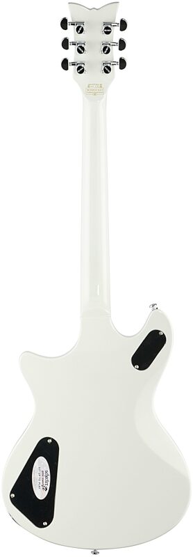 Schecter Tempest Custom Electric Guitar, Vintage White, Full Straight Back